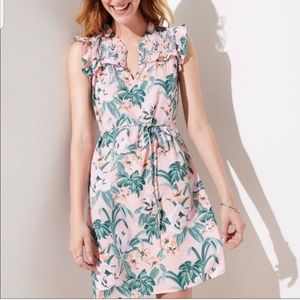 Loft tropical floral sleeveless dress - Size Medium